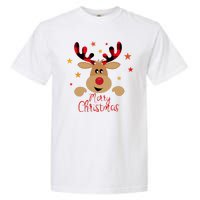 Merry Christmas Reindeer Holiday Cute Garment-Dyed Heavyweight T-Shirt