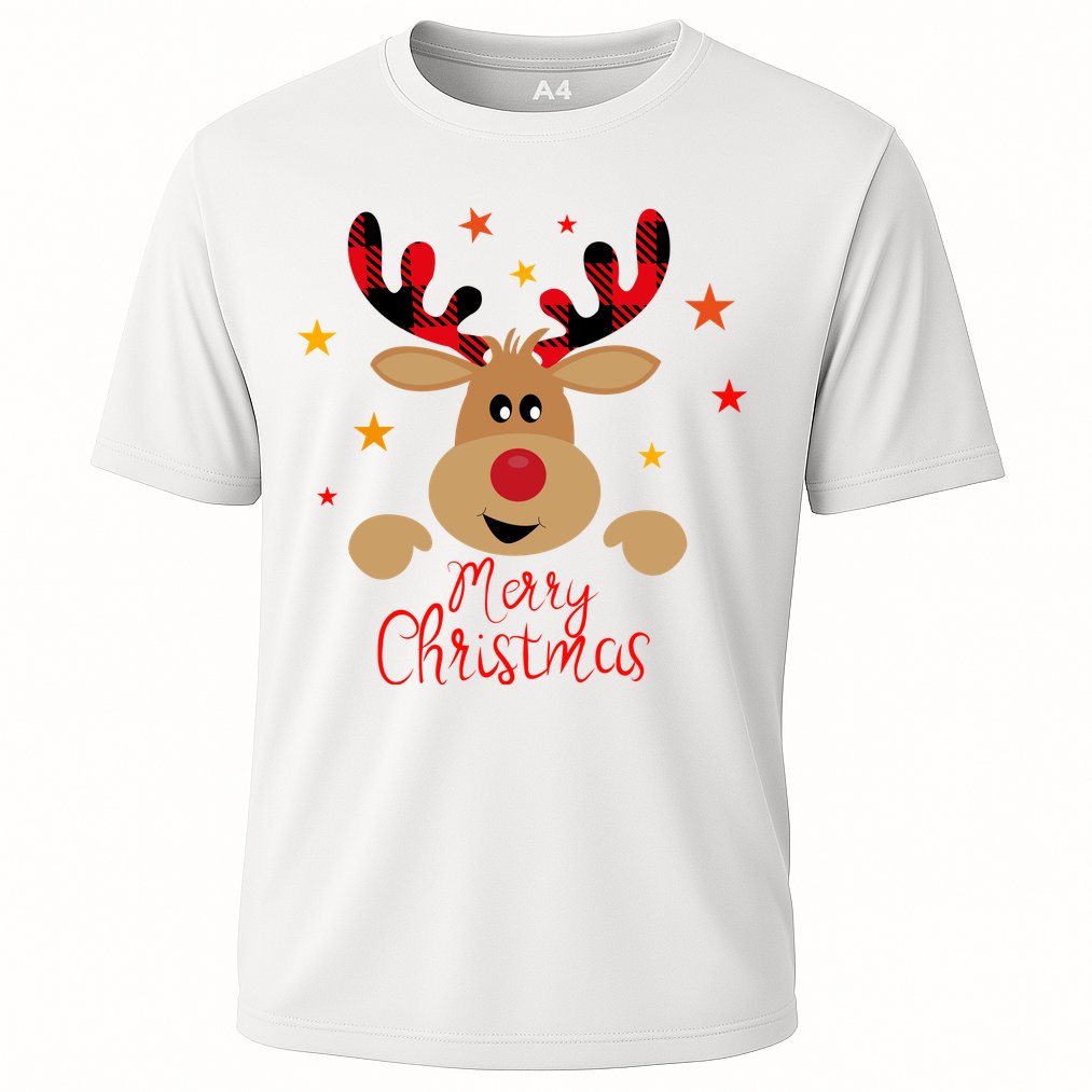 Merry Christmas Reindeer Holiday Cute Performance Shirt