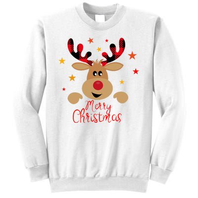 Merry Christmas Reindeer Holiday Cute Sweatshirt