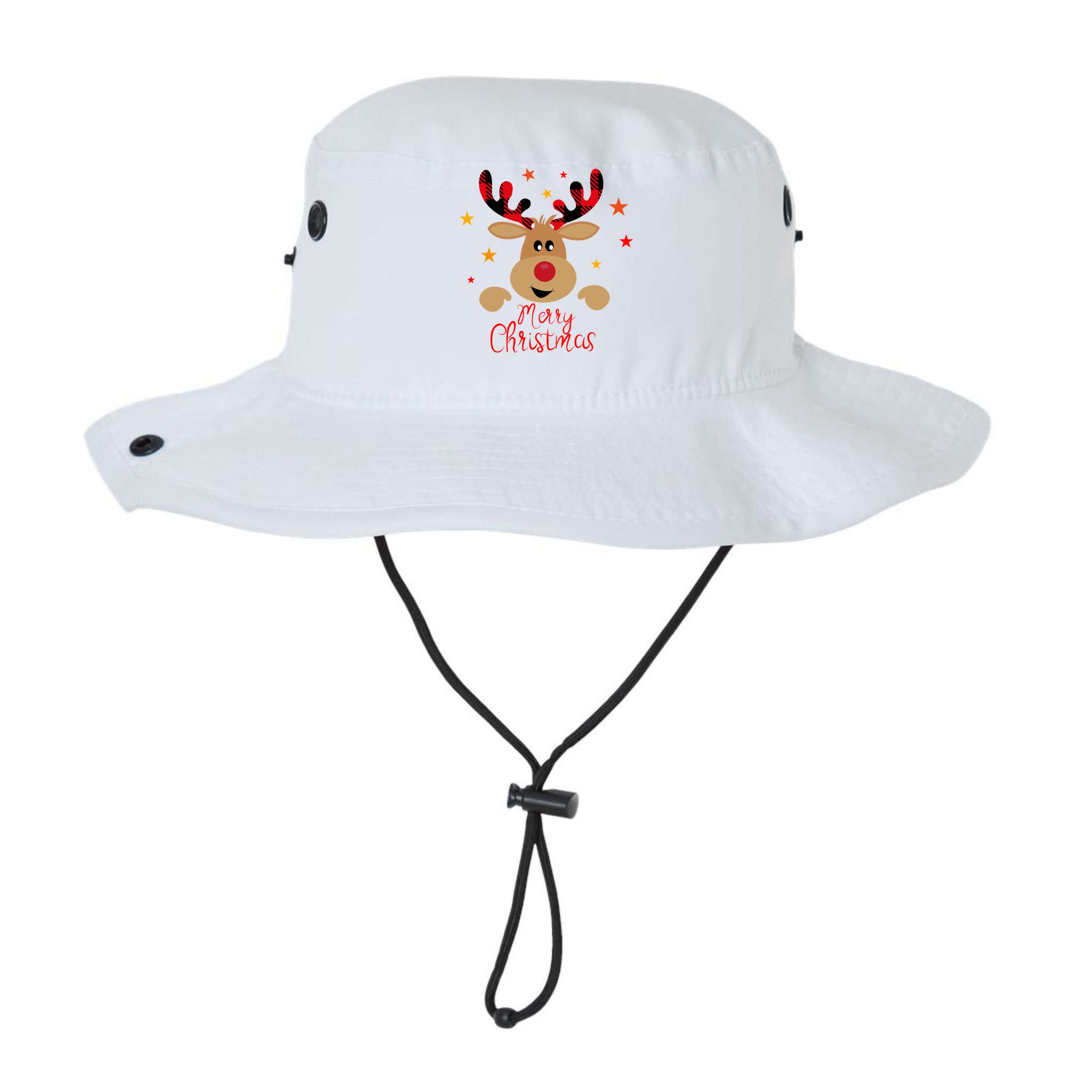 Merry Christmas Reindeer Holiday Cute Bucket Hat