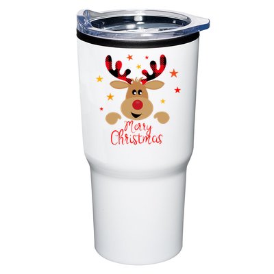 Merry Christmas Reindeer Holiday Cute Tumbler