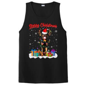 Merry Christmas Rottweiler Dog Santa Dog Xmas Gift PosiCharge Competitor Tank