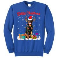 Merry Christmas Rottweiler Dog Santa Dog Xmas Gift Tall Sweatshirt