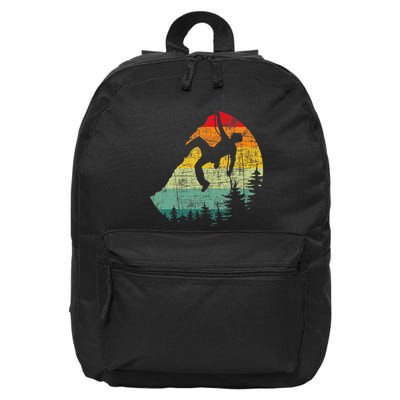 Mountain Climber Rock Climbing Bouldering 16 in Basic Backpack