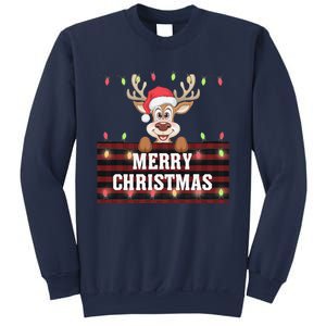 Merry Christmas Reindeerfamily Matching Reindeer Sweatshirt