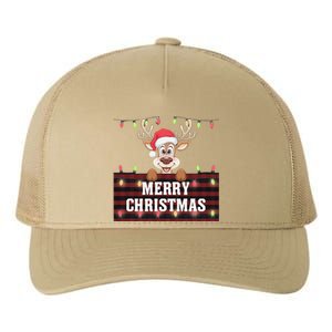 Merry Christmas Reindeerfamily Matching Reindeer Yupoong Adult 5-Panel Trucker Hat