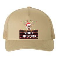 Merry Christmas Reindeerfamily Matching Reindeer Yupoong Adult 5-Panel Trucker Hat