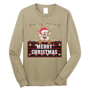 Merry Christmas Reindeerfamily Matching Reindeer Long Sleeve Shirt