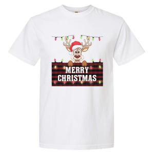 Merry Christmas Reindeerfamily Matching Reindeer Garment-Dyed Heavyweight T-Shirt