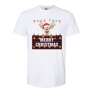 Merry Christmas Reindeerfamily Matching Reindeer Softstyle CVC T-Shirt