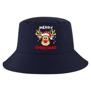 Merry Christmas Reindeer Xmas Family Cool Comfort Performance Bucket Hat