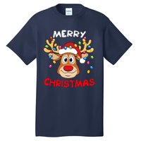 Merry Christmas Reindeer Xmas Family Tall T-Shirt