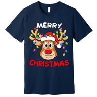 Merry Christmas Reindeer Xmas Family Premium T-Shirt