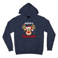 Merry Christmas Reindeer Xmas Family Tall Hoodie