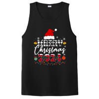 Merry Christmas Red Santa Hat Reindeer Xmas Family PosiCharge Competitor Tank