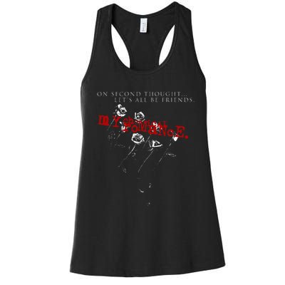 My C.H.E.M.I.C.A.L. Romance Lets All Be Friends Women's Racerback Tank