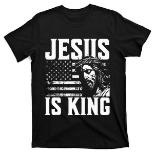 Minimalist Christian Religious Prayer Jesus Is King T-Shirt