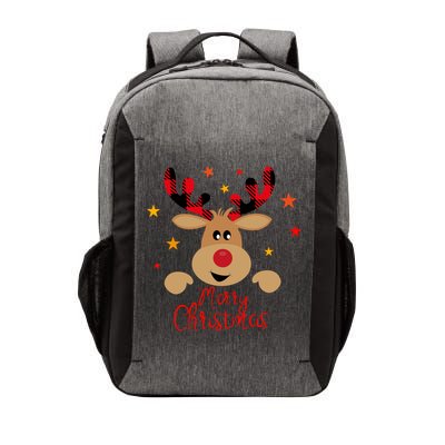 Merry Christmas Reindeer Cute Holiday Vector Backpack
