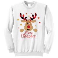 Merry Christmas Reindeer Cute Holiday Sweatshirt