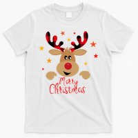 Merry Christmas Reindeer Cute Holiday T-Shirt