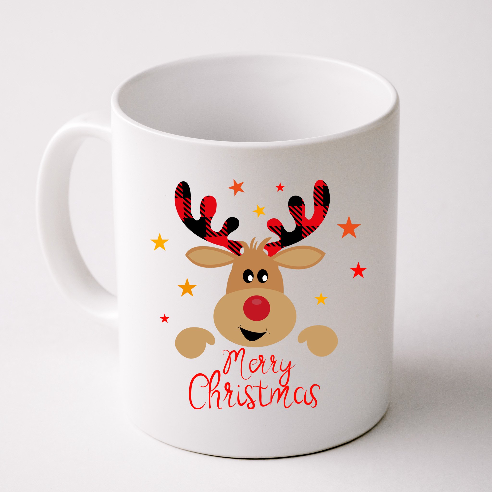 Merry Christmas Reindeer Cute Holiday Mug