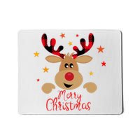 Merry Christmas Reindeer Cute Holiday Mousepad