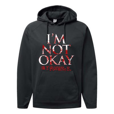 My C.H.E.M.I.C.A.L Romance Im Not Ok Performance Fleece Hoodie