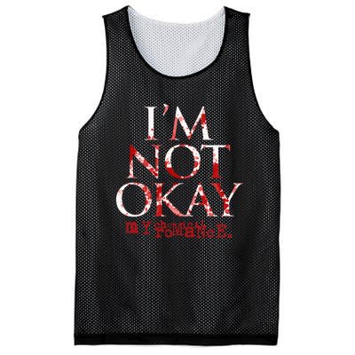 My C.H.E.M.I.C.A.L Romance Im Not Ok Mesh Reversible Basketball Jersey Tank