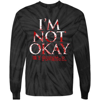 My C.H.E.M.I.C.A.L Romance Im Not Ok Tie-Dye Long Sleeve Shirt