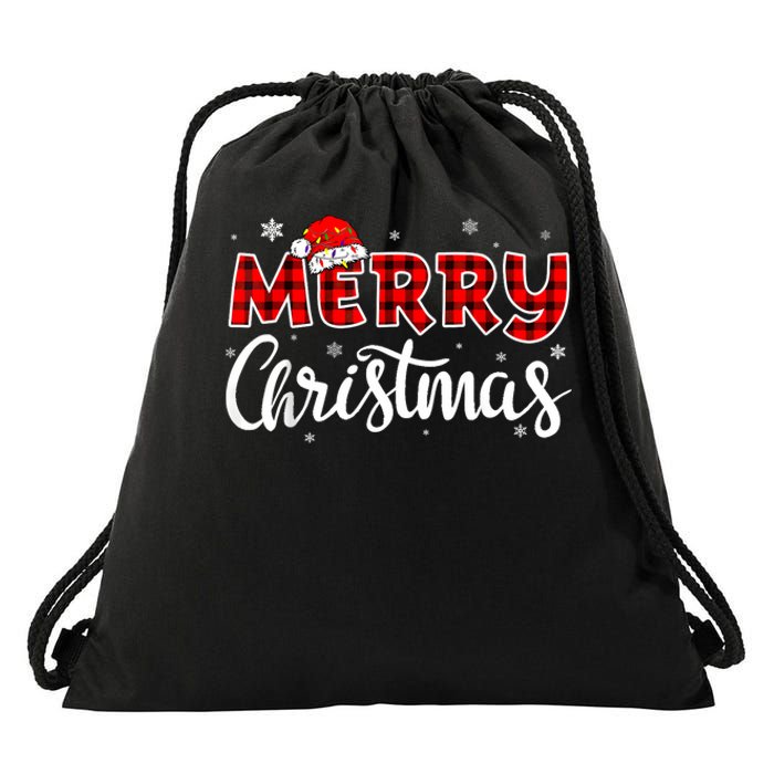 Merry Christmas Reindeer Xmas Family Women Funny Drawstring Bag