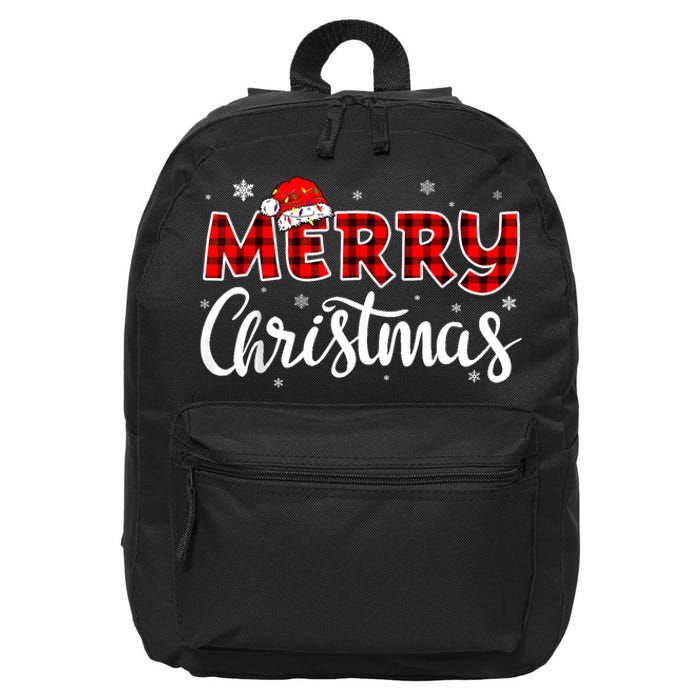 Merry Christmas Reindeer Xmas Family Women Funny 16 in Basic Backpack