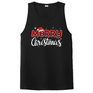 Merry Christmas Reindeer Xmas Family Women Funny PosiCharge Competitor Tank