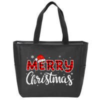 Merry Christmas Reindeer Xmas Family Women Funny Zip Tote Bag