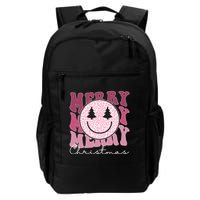 Merry Christmas Retro Leopard Smile Backpack