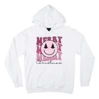 Merry Christmas Retro Leopard Smile Hoodie