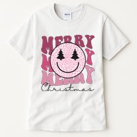 Merry Christmas Retro Leopard Smile Tall T-Shirt
