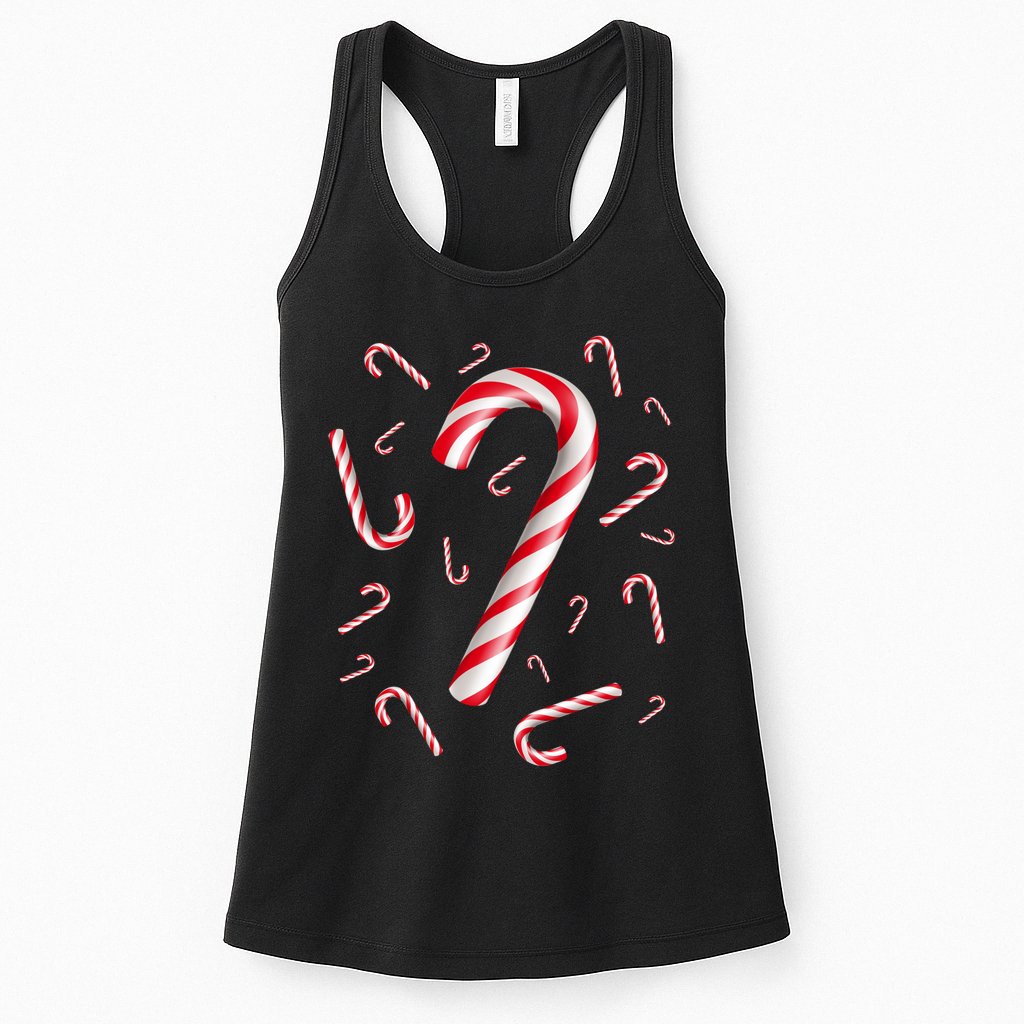 Merry Christmas Reindeer Cute Womens Tank Top