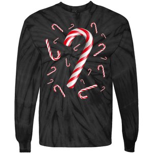 Merry Christmas Reindeer Cute Tie-Dye Long Sleeve Shirt