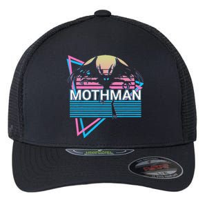 Mothman Cryptozoology Retro Cryptid Flexfit Unipanel Trucker Cap