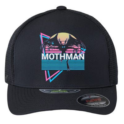 Mothman Cryptozoology Retro Cryptid Flexfit Unipanel Trucker Cap