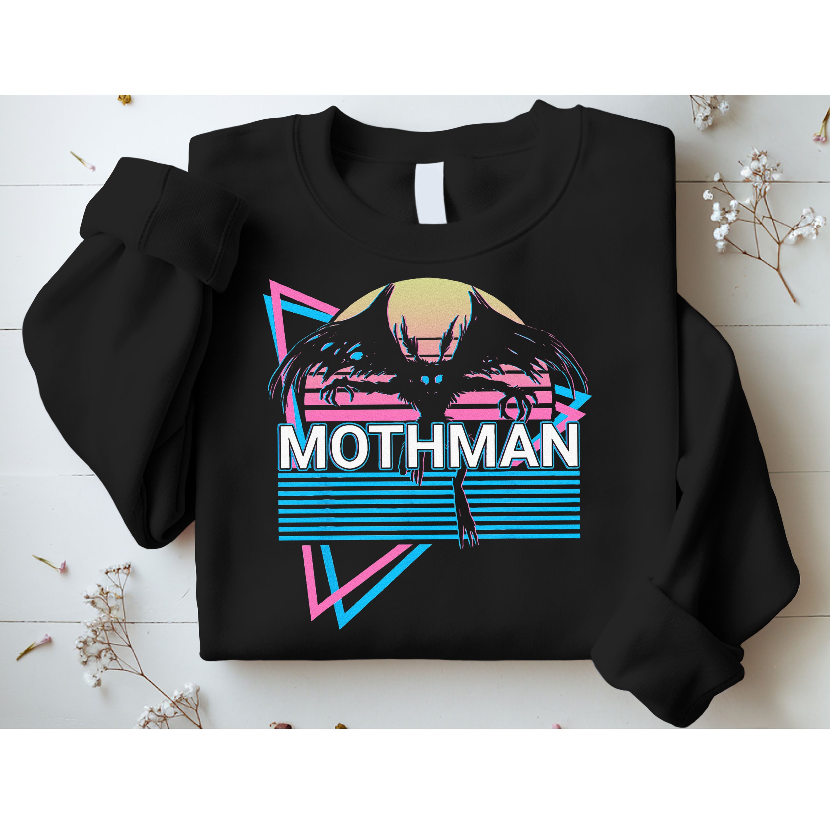 Mothman Cryptozoology Retro Cryptid Sweatshirt