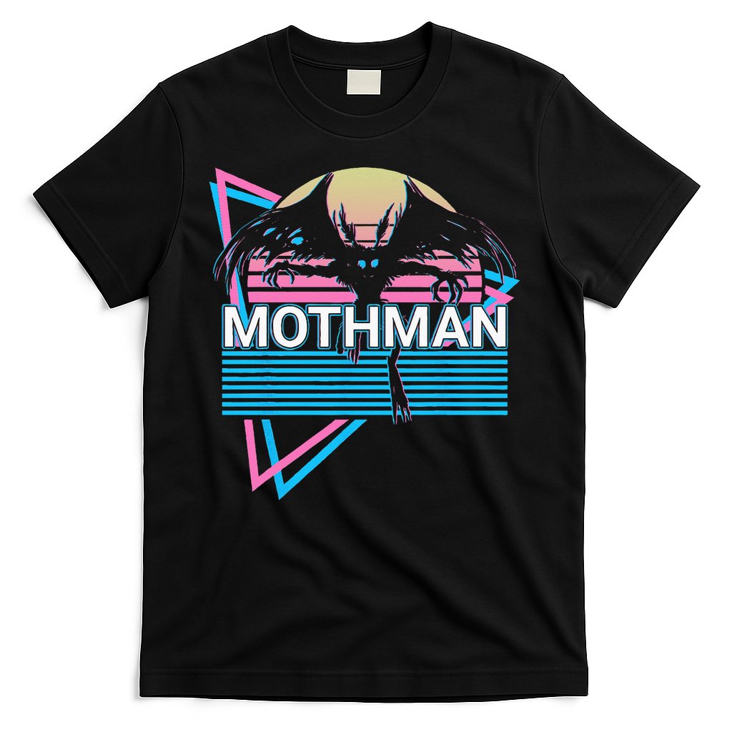 Mothman Cryptozoology Retro Cryptid T-Shirt