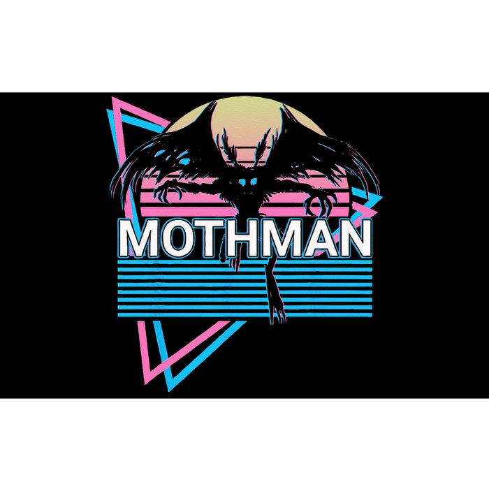 Mothman Cryptozoology Retro Cryptid Bumper Sticker