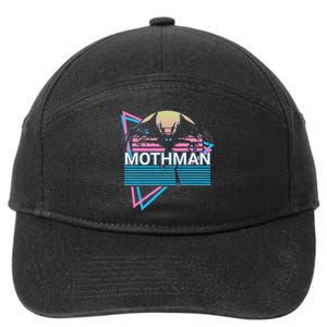 Mothman Cryptozoology Retro Cryptid 7-Panel Snapback Hat