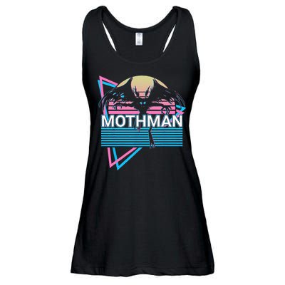 Mothman Cryptozoology Retro Cryptid Ladies Essential Flowy Tank