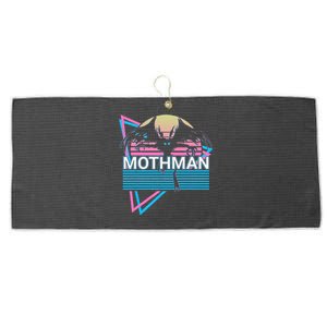 Mothman Cryptozoology Retro Cryptid Large Microfiber Waffle Golf Towel