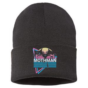 Mothman Cryptozoology Retro Cryptid Sustainable Knit Beanie