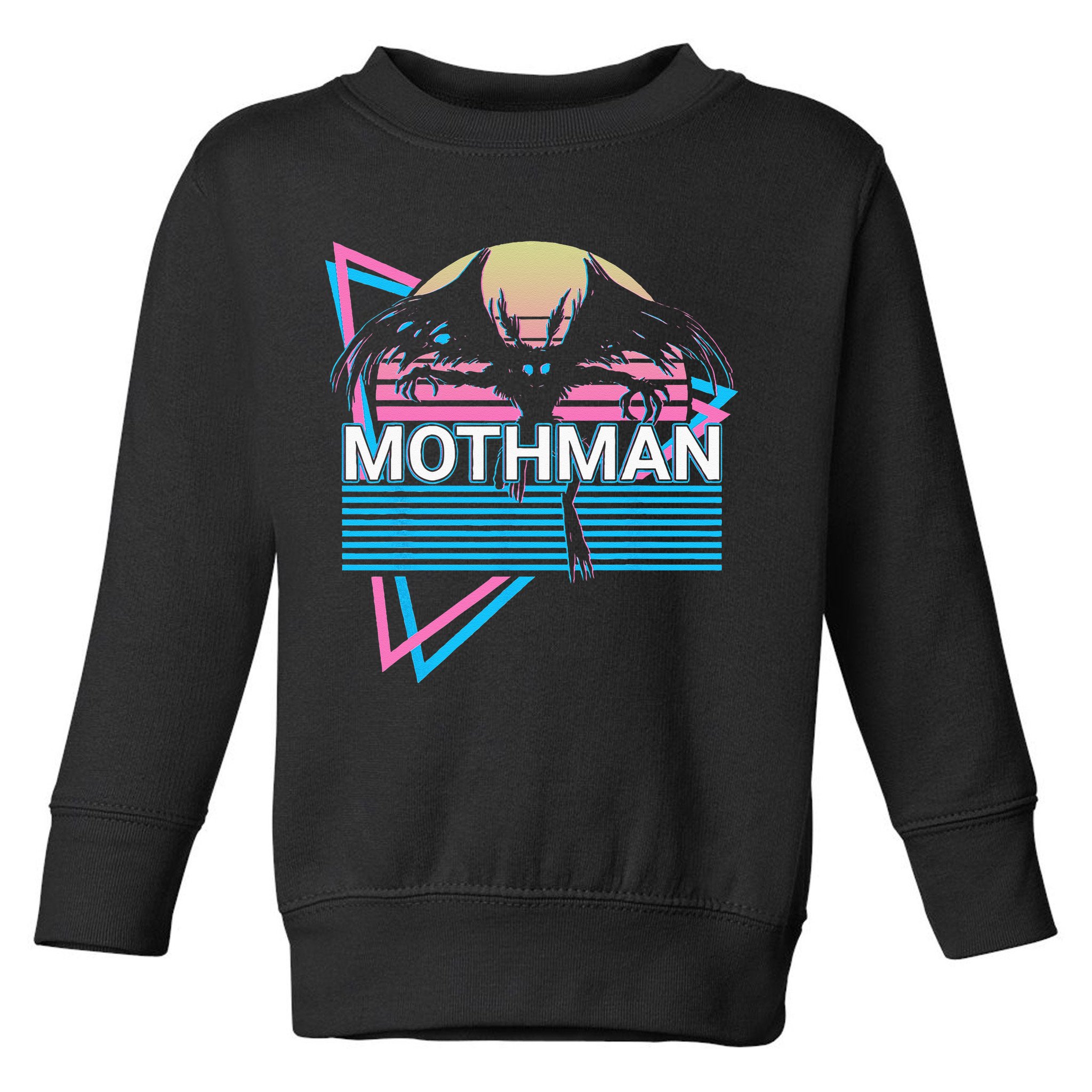 Mothman Cryptozoology Retro Cryptid Toddler Sweatshirt