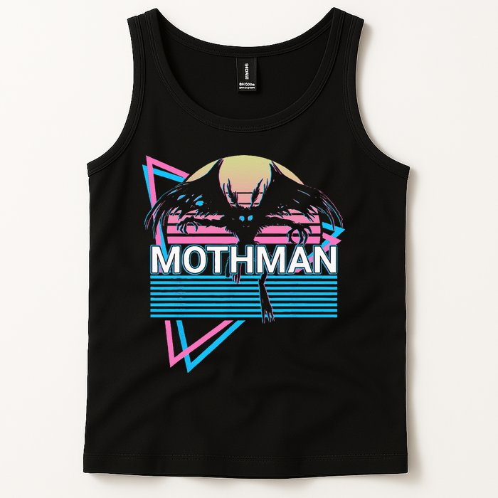 Mothman Cryptozoology Retro Cryptid Tank Top