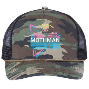 Mothman Cryptozoology Retro Cryptid Retro Rope Trucker Hat Cap